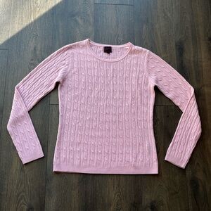 Colour Works Cable Knit Sweater